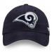 Men's Los Angeles Rams NFL Pro Line by Fanatics Branded Navy Team Fundamental Adjustable Hat 2855874